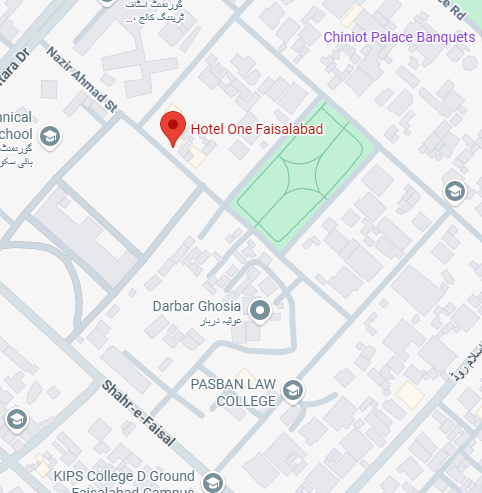 Hotel One Faisalabad location map
