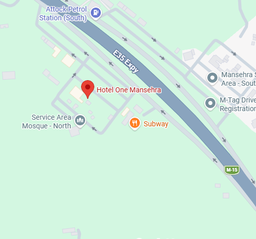Hotel One Mansehra location map