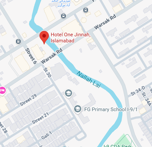 Hotel One Jinnah I-9 Islamabad location map