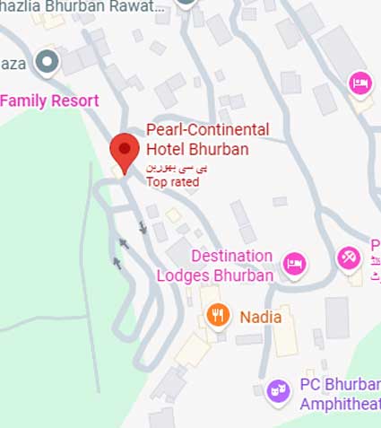 Pearl-Continental Hotel Bhurban location map